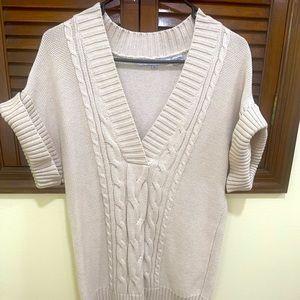 Fall sweater with short sleeves!